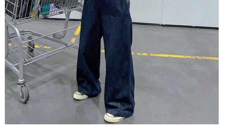 Product Introduction of Quần Yếm Denim, Phong Cách Nhật Bản, Mùa Xuân Và Mùa Thu, Mỏng Và Không Tay, Áo Jumpsuit Quần Nữ, Bó Sát Và Thẳng, Ống Rộng, Có Dây Đeo 15