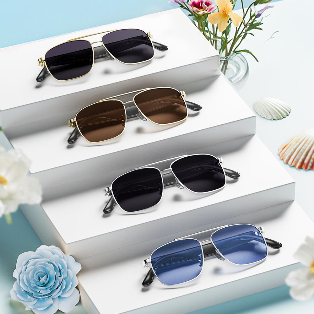 AI Smart Translation Glasses With Bluetooth Call Music Support Multiple Languages For Business Trips Travel Sunscreen Men Women - Image 2