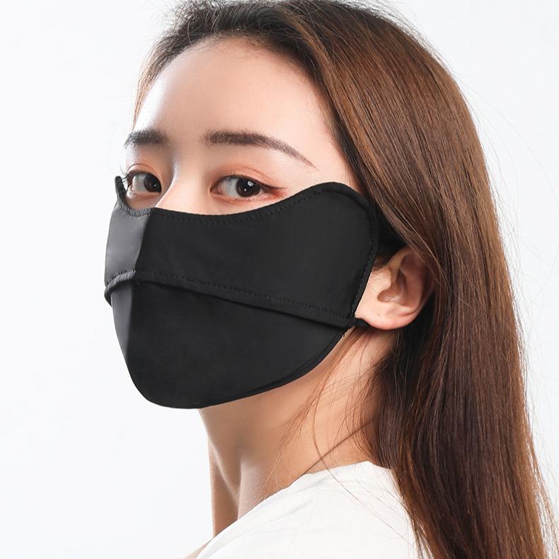 Khẩu Trang Vải Chống Nắng, Chống tia UV, Chất Thun Lạnh Thoáng Mát Kháng Khuẩn Chống Bụi, Khẩu Trang Che Kín Mặt, Dây Đeo Điều Chỉnh Linh Hoạt, Màu Sắc Thời Trang, LIMO 9