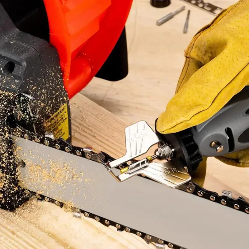 Bộ Mài Xích Cưa Xích Có Động Cơ, 5 Mảnh, Kèm Máy Mài Xích 444855 Inch, Trải Nghiệm P5T4 7