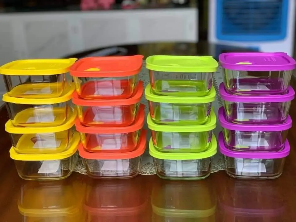 Hộp thuỷ tinh LOCK&LOCK 410ml nắp silicon