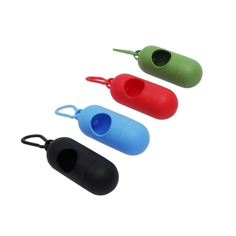 Portable Dog Poop Bags Dispenser Trash Sack Case Carrier Outdoor Garbage Storag Box for Cat Puppy Pet Waste Bag Holder Supplies 1