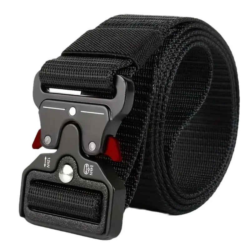 Thắt Lưng Nylon Vải Bố, Dành Cho Nam Và Nữ, Thắt Lưng Chiến Thuật, Đi Bộ Đường Dài Ngoài Trời, Thắt Lưng Khóa Chiến Thuật, Bền, Nhả Dây Nhanh 6