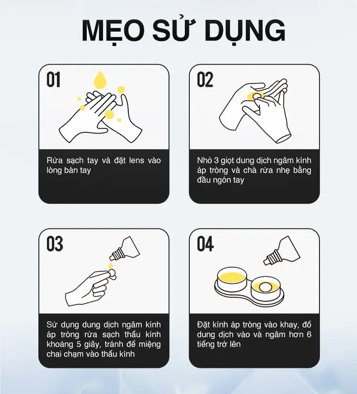 Dung dịch chăm sóc kính áp tròng đa năng Kilala 60ml 2