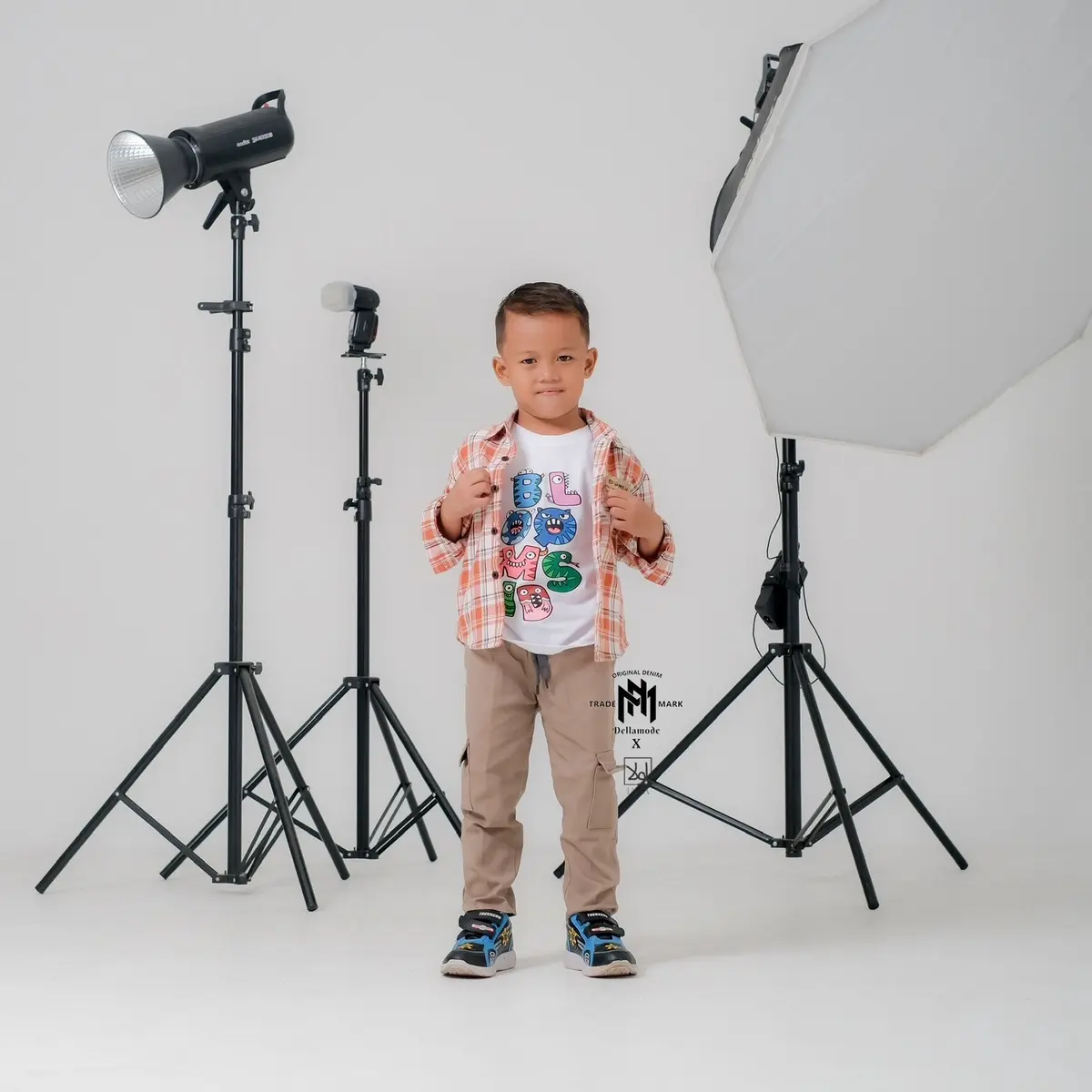 3 PCS 100 Ribu Celana Cargo Panjang Anak Laki laki & Perempuan Bahan Katun Combad Premium High Waist Fashion
