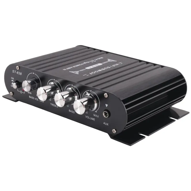 Penguat HIFI, ST-838, Saluran 2.1, Amp Mini MP3 Kereta, Inpu - TikTok ...