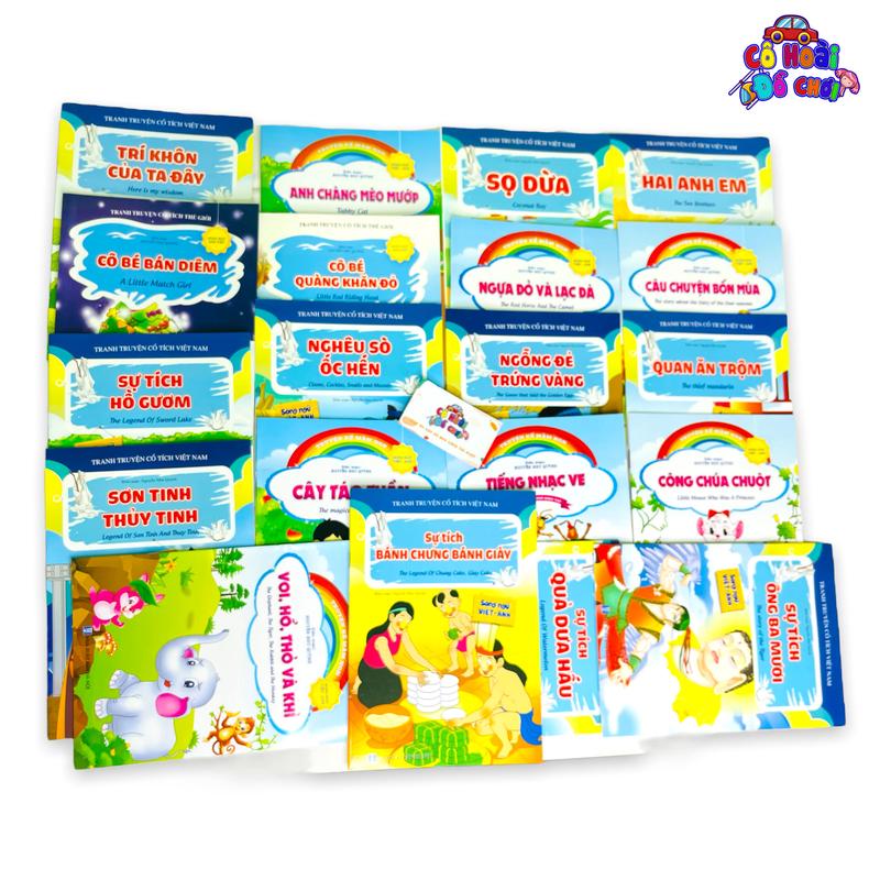 ComBo 20 Truyện Tranh Cổ Tích Việt Nam Song Ngữ