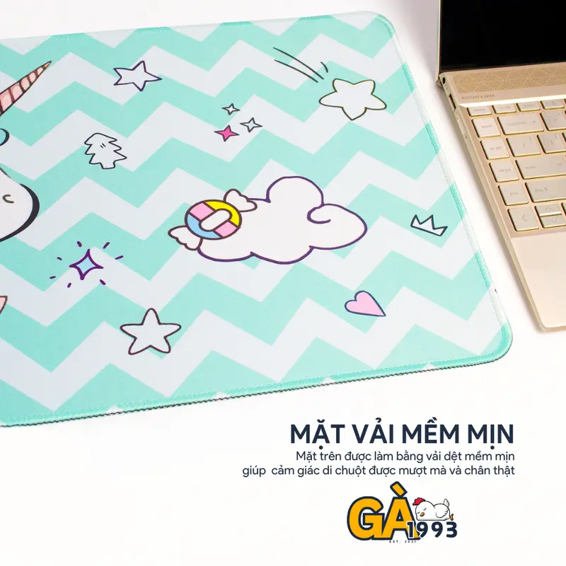 [LIVE Q13] Lót Chuột Động Lực 80x30cm Dày 3mm - Chất Liệu Cao Su Và Vải - Hình Chữ Nhật - Chống Bám Cực Tốt 7