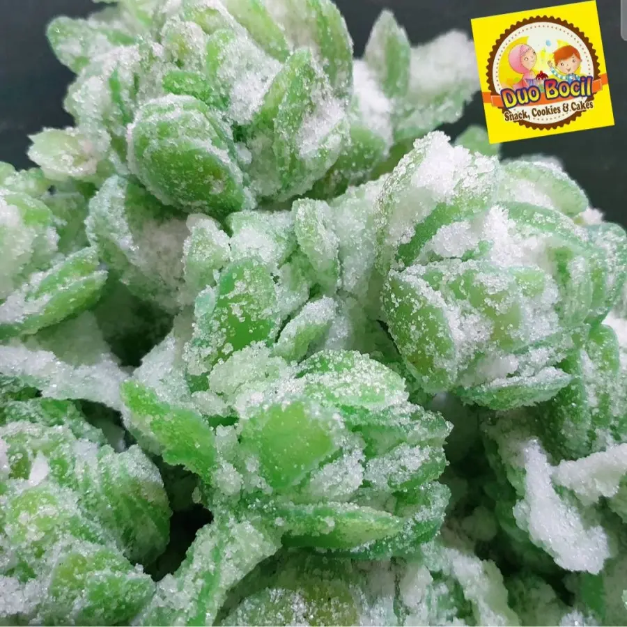 Manisan Buah Pala Bunga Kering 200 Gram - Duo Bocil Snack