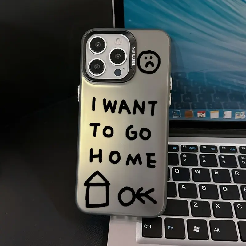 Black TPU Phone Case with Letter Graffiti, Compatible with Apple iPhone 16 15 14 13 12 11 Plus Pro Max Series, Perfect for Holiday Gifts, Birthdays, for Your Girlfriend, Boyfriend, Friends, Or Yourself. 5