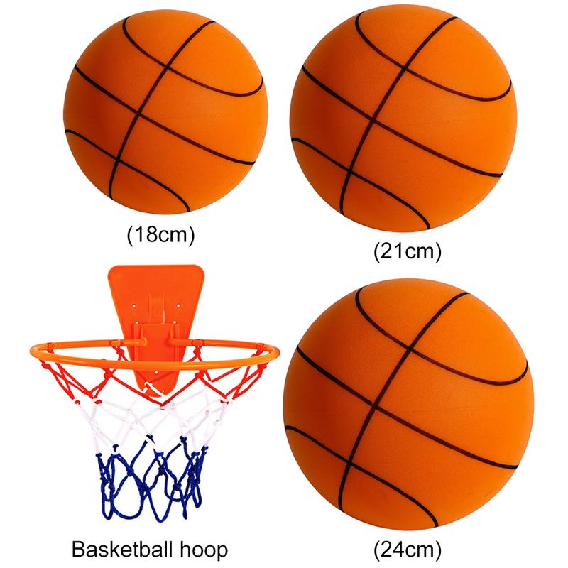 Kids Bouncing Mute Silent Basketball net Squeezable Mute Bouncing ...