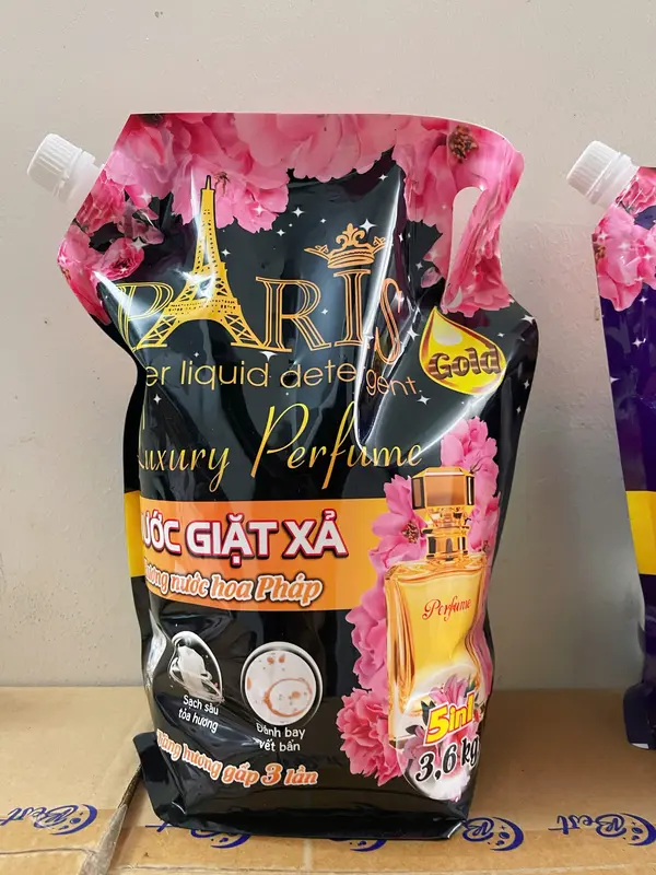 Nước Giặt Xả Hương Nước Hoa Pháp Paris 3,6kg/ 1 túi 4
