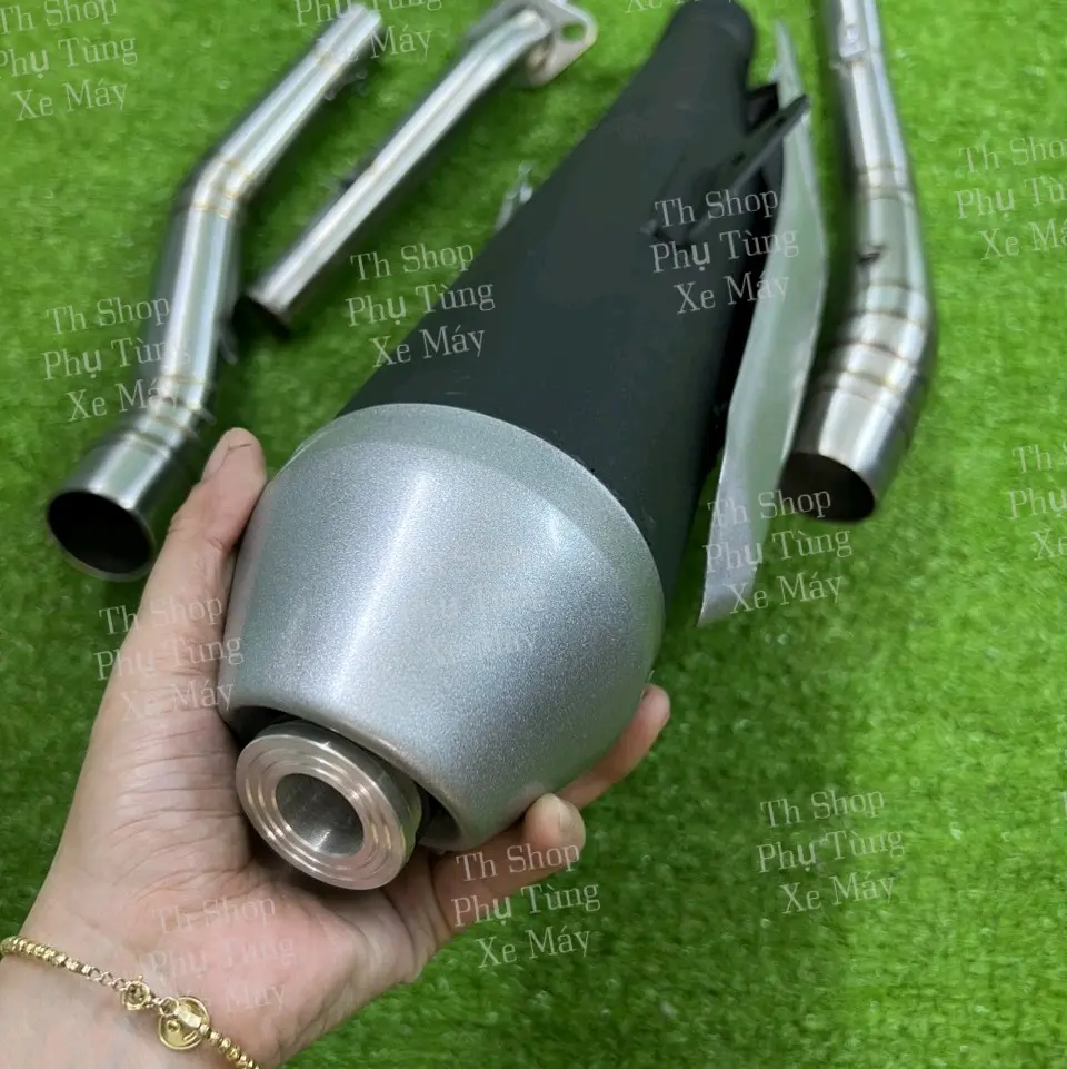 Pô tăng Satria Raider móc trầm ấm kèm cổ 2 khúc kèm tiêu gắn cho các dòng xe (có lựa chọn dòng xe)
