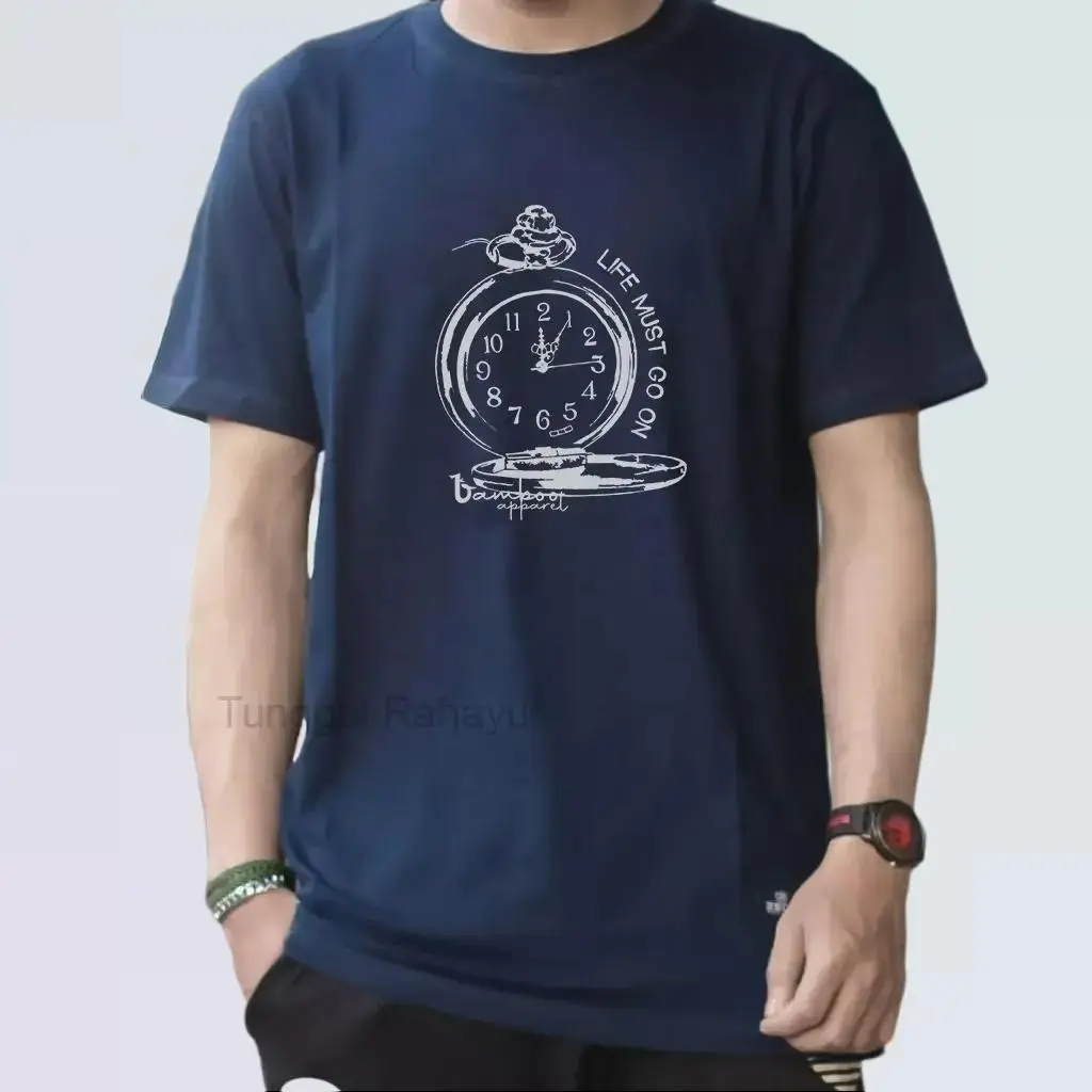 Baju Kaos Pria Cowok Keren | Kaos Pria Dewasa | Kaos Distro Cowok Live Katun Combed Lembut Nyaman