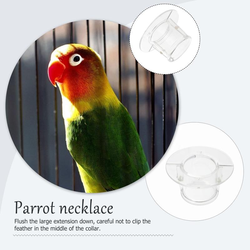 Bird Supplies Parrot Necklace Collars for Birds Recovery Cone Choker Sleeve Accessories 4