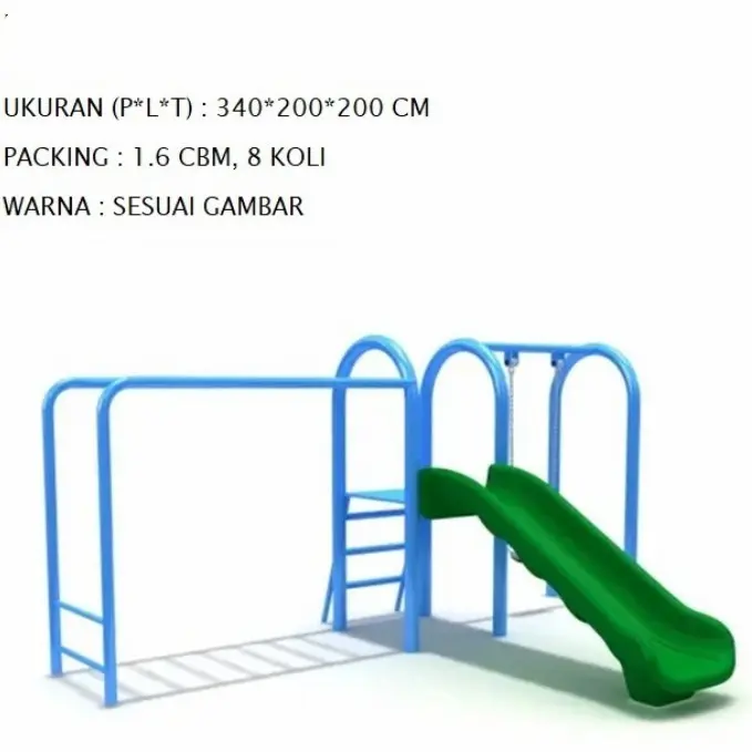 PROMO BIG SALE Mainan Outdoor Besar Mainan Halaman Perosotan Dan Ayunan Anak 1