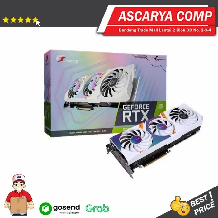 Colorful iGame Geforce RTX 3060 Ultra W OC 12G-V 12GB GDDR6 White 0