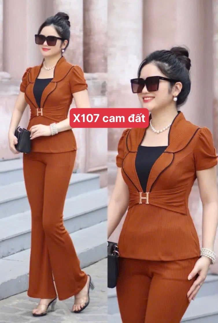 Product Introduction of Mã [X107]: set bộ thun xốp nhật mặc nhà, đi chợ, đi chơi cho chị em 19