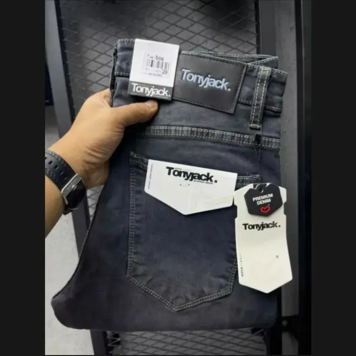 CELANA PANJANG SOFJEANS STREET PRIA MODEL KEKINIAN  Slimfit/Pensil abu 28-38