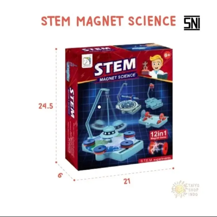 MAINAN ANAK MAGNET STEM MAGNET SCIENCE CRYSTAL SCIENCE MAGNET KUAT ORIGINAL IMRT - MAGNET SCIENCE 0