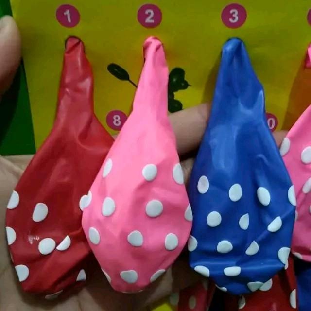 Mainan Balon Polkadot Papan Isi 40Pcs 2