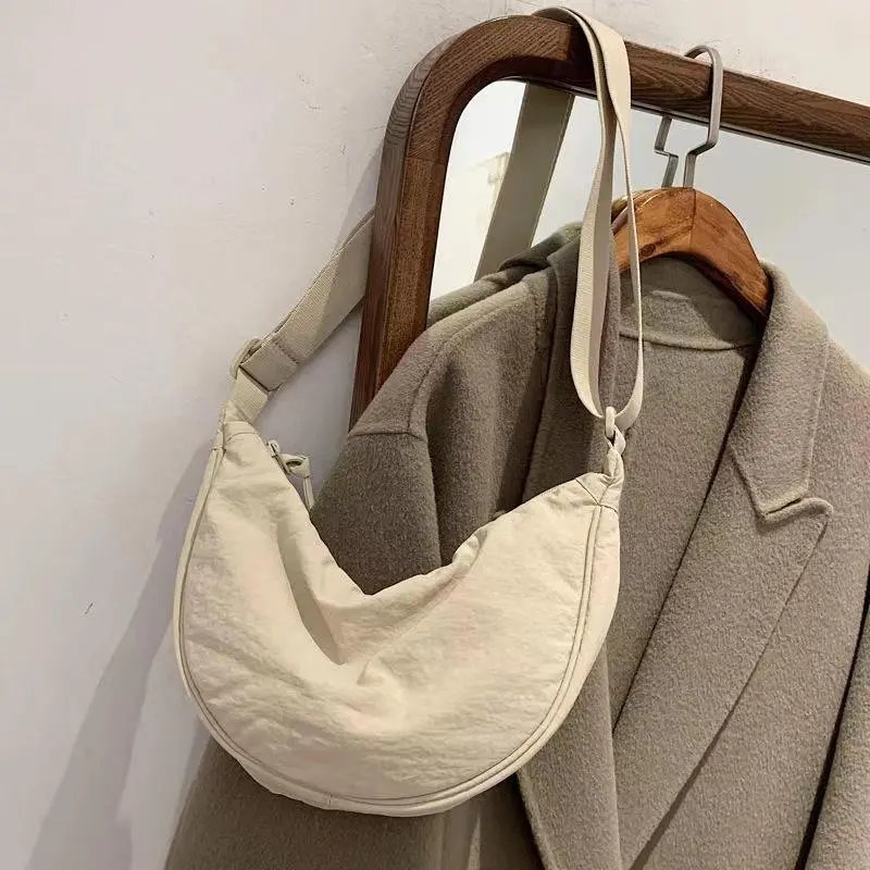 Túi Đeo Vai Vải Bố, Phong Cách Thời Trang INS, Nylon Không Thấm Nước túi Messenger, Dành Cho Nữ, Túi Đeo Vai Sling Thường Ngày Thời Trang