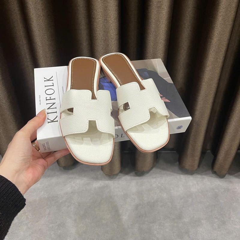 Dép nữ - Dép nữ chữ H quai da sần -Đế 1cm - Phom chuẩn , da mềm êm chân siêu hót 2025 2