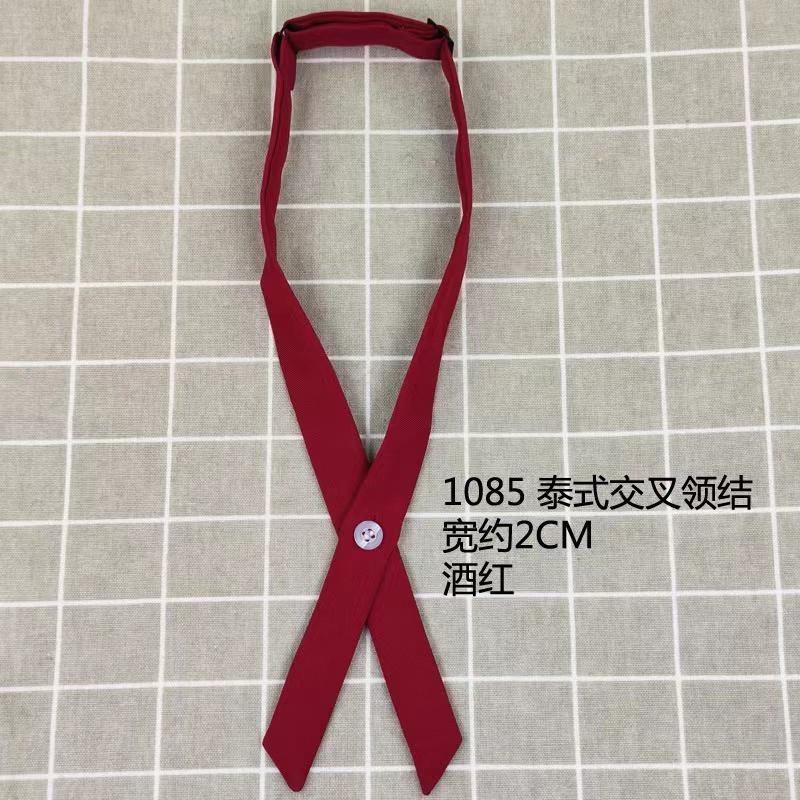 Product Introduction of Solid color JK tie without tie collar flower uniform accessories 15