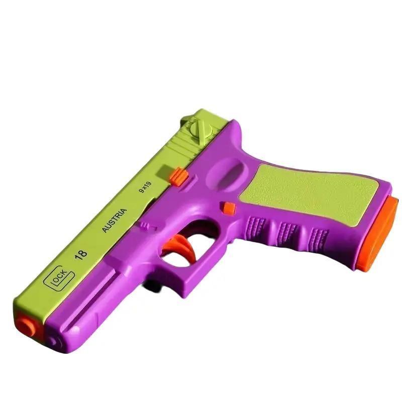 Mô hình nhựa Glock văng sell tự động . Đồ chơi giảm căng thẳng vui nhộn cho be toys dochoi popit đồ  chơi m1911 lớn miniso  one piece Pin xixi  blind lancelot  gundam