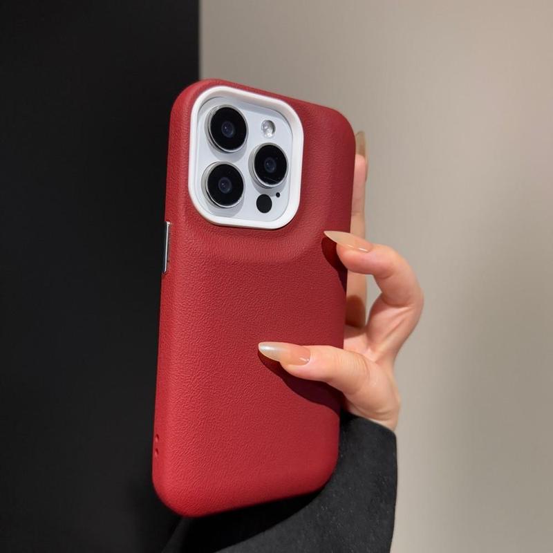 Product Introduction of Ốp Điện Thoại Di Động Da Họa Tiết Bánh Mì Thích Hợp Cho Apple 16Promax, Thời Trang, Thiết Kế Đơn Giản, Tương Thích Với iPhone 15 17