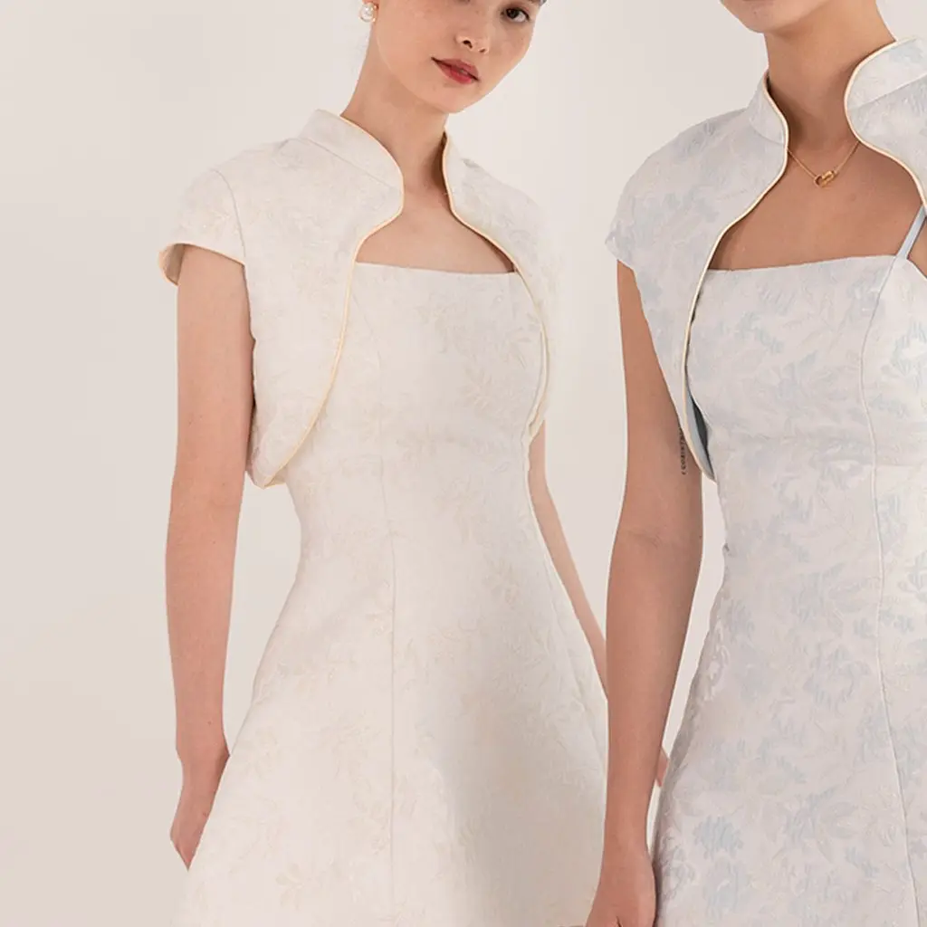 Bloom Skater Dress V2 in White