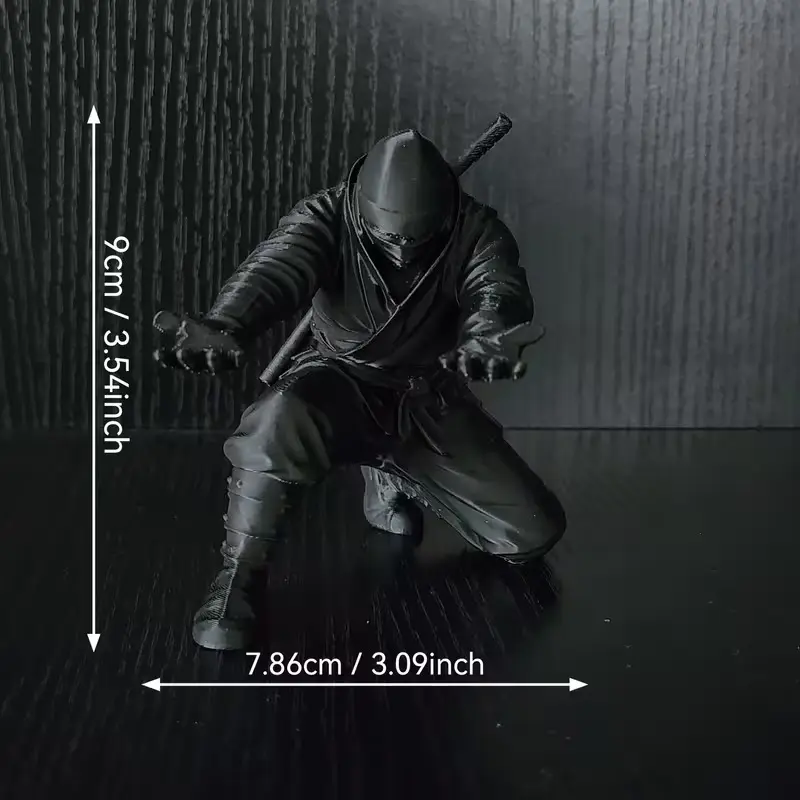 3Dプリント製忍者ペンスタンド 学生向けけマルチ機能デスクトップ収纳