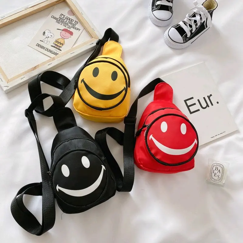Tas Anak Selempang Cewek Lucu / Tas Anak Perempuan Smile Paling Kece Kekinian Tas Anak Simpel Terbaru 2025 Fashion 0