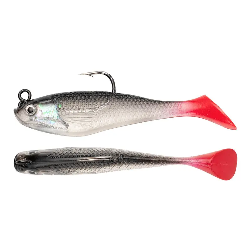 Weedless Pre-rigged Jig Head Paddle Tail Swimbait, 1 Count Multi-species Bass/Trout/Walleye Fishing Lures for Fresh & Saltwater 0
