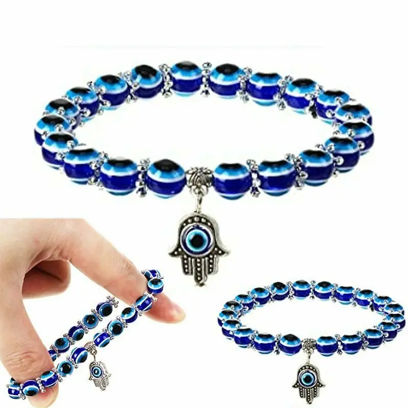 Golden Shine Anti Evil Eye Fashion Bracelet Accessories For Unisex