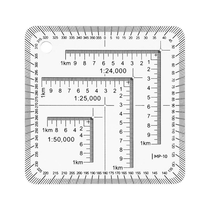 Coordinate Scale Map Military Protractors Flexible Map Scale - TikTok ...