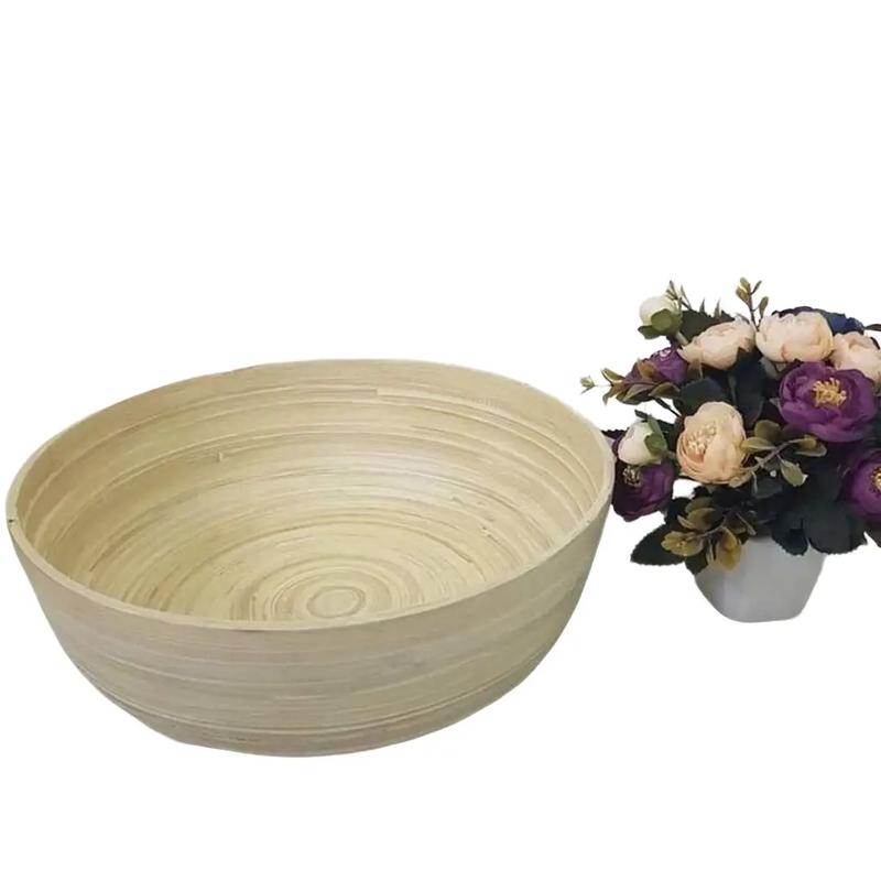 Chậu gỗ tre ngâm chân dùng trong spa , nail , gội đầu... chậu  gỗ