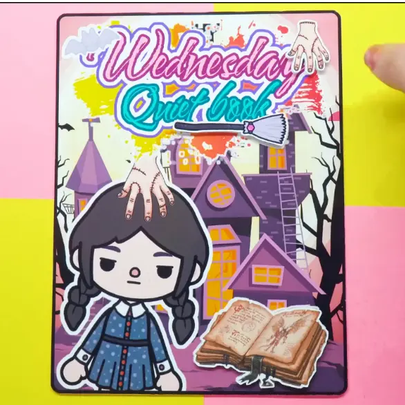 Đồ chơi ngôi nhà búp bê toca wednesday quite book