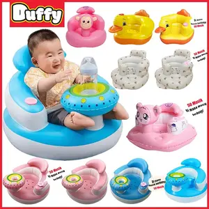 Duffy Toys Sofa Bayi / Kursi Bayi Pompa Cocok Untuk Bayi Belajar Makan, Duduk, Mandi Anti Air Kualitas Bagus