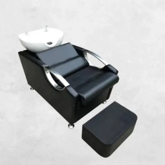 promo spesial Kursi Keramas Salon Kursi Kramas Barber Shop Import Original - Tipe 8015 Hitam 2