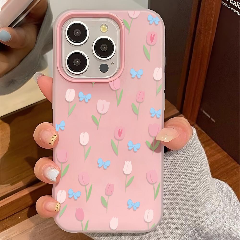 Jelly Color 2 In 1 Casing Untuk Samsung A07 A17 A56 A35 A55 A15 A16 A54 A06 A26 A35 A36 A53 S25 Ultra S24FE 5G Case Double-layer Matte Case DIY Card Holder Case Anti Fingerprint Tpu Protective Back Cover Motif Tulip Flowers Jelly Color 2 In 1 Casing Untuk Samsung A07 A17 A56 A35 A55 A15 A16 A54 A06 A26 A35 A36 A53 S25 Ultra S24FE 5G Case Double-layer Matte Case DIY Card Holder Case Anti Fingerprint Tpu Protective Back Cover Motif Tulip Flowers