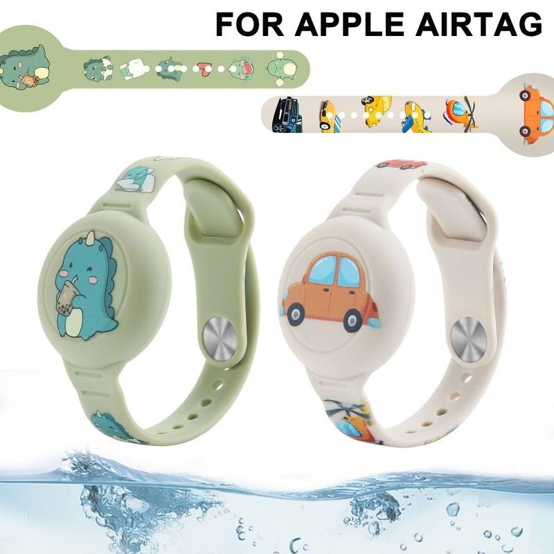 Product Introduction of New Silicone Silicone Strap Waterproof Replacement Kids Bracelet Case Bracelet Tracker Accessories Child Wristband for Apple Airtag 7