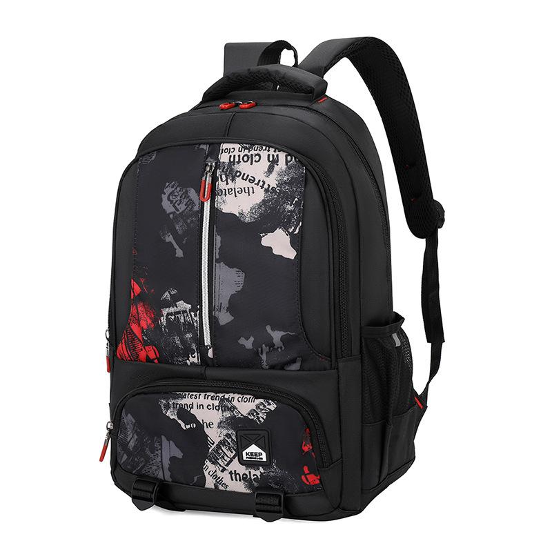 Product Introduction of [HOT MỚI] Balo đi học nam lớp 3 đến lớp 12 họa tiết graffiti thời trang hàn quốc cho nam ba lô trung học cho bé trai unisex chống thấm nước đựng laptop 9