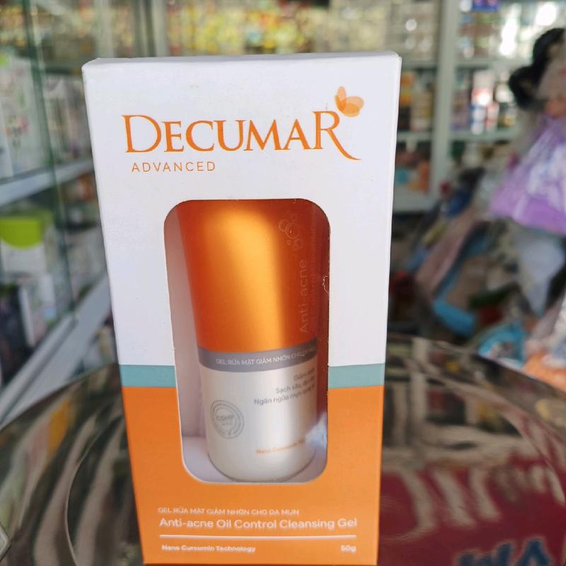 sữa rửa mặt decumar dành cho da mụn