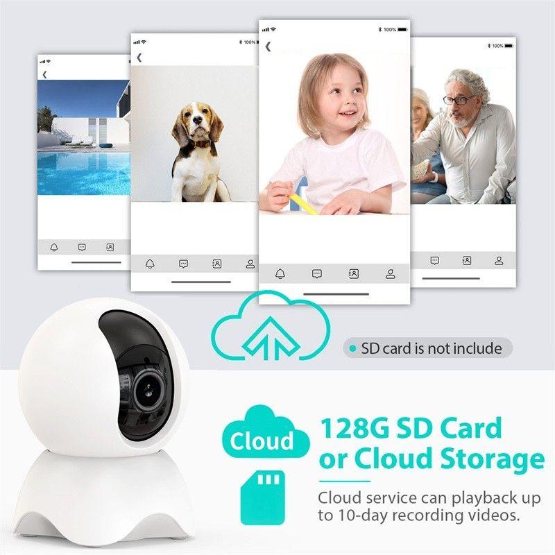 Product Introduction of D305 Hd smart wireless wifi security camera night vision remote home cctv surveillance camera 360 network 7