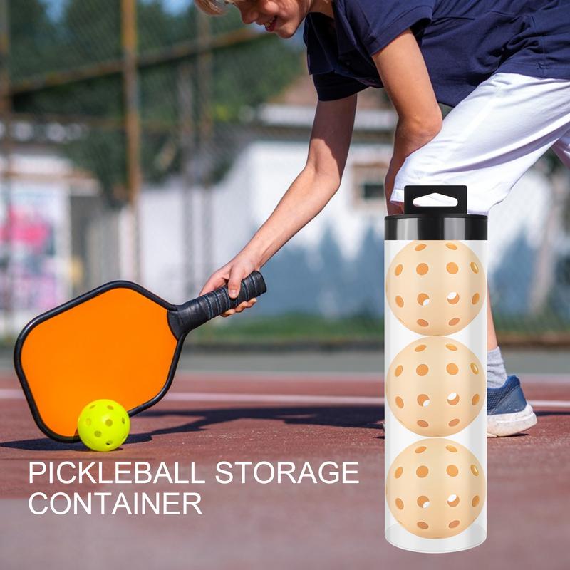 Hộp lưu trữ trong suốt, với nắp, cho Pickleball, bóng cầu lông, bóng tennis, người giữ bóng, hộp đựng hình trụ, hộp Sắp Xếp, ống trong suốt, phụ kiện Pickleball, Swazsdk 2