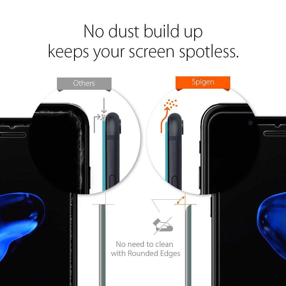 Spigen iPhone 7 Plus / 8 Plus Tempered Glass GLAS.tR SLIM HD