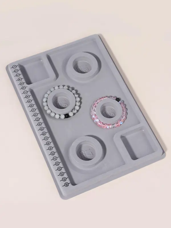 DIY Jewelry Beading Board, Versatile Measuring Beading Board, DIY Jewelry Making Supplies for Bracelet & Necklace Making for Women & Girls 7