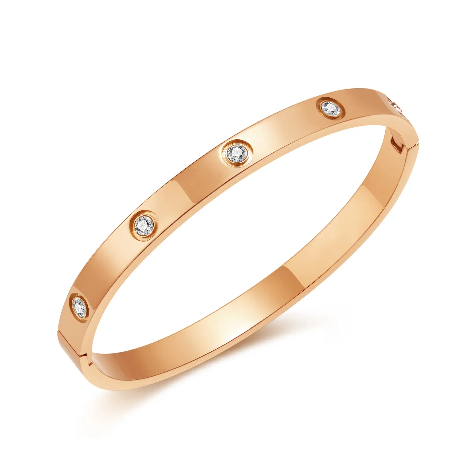 Light Luxury Titanium Bracelet Simple Retro Fashion Stainless Steel cache  bracelet