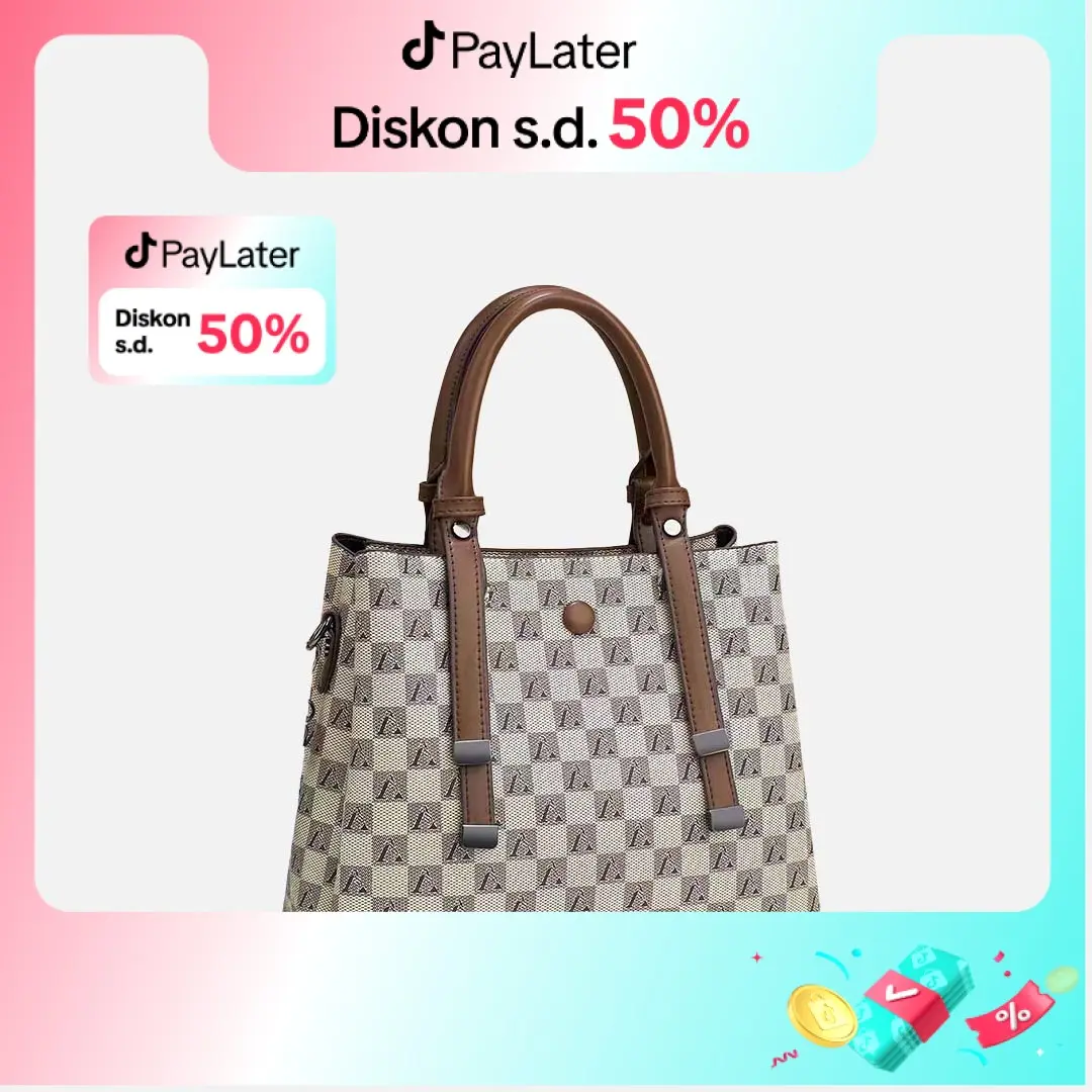 【Emily Bag】MOCO Fashion Tas Tangan dengan Pola Bunga Sentuhan Elegan 713